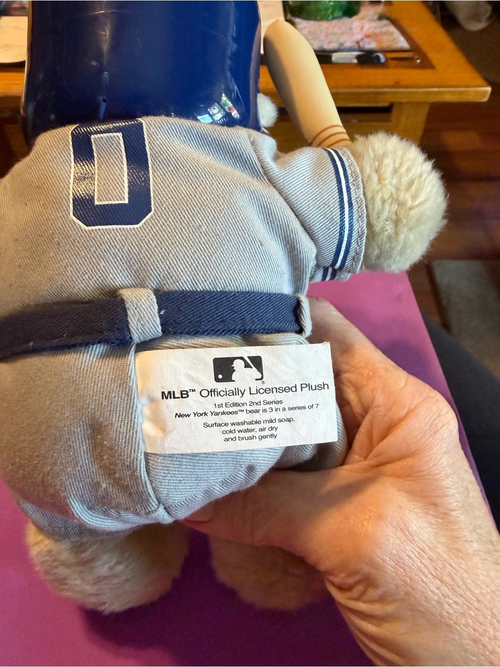 New York Yankee Teddy Bear - Picture 2 of 6